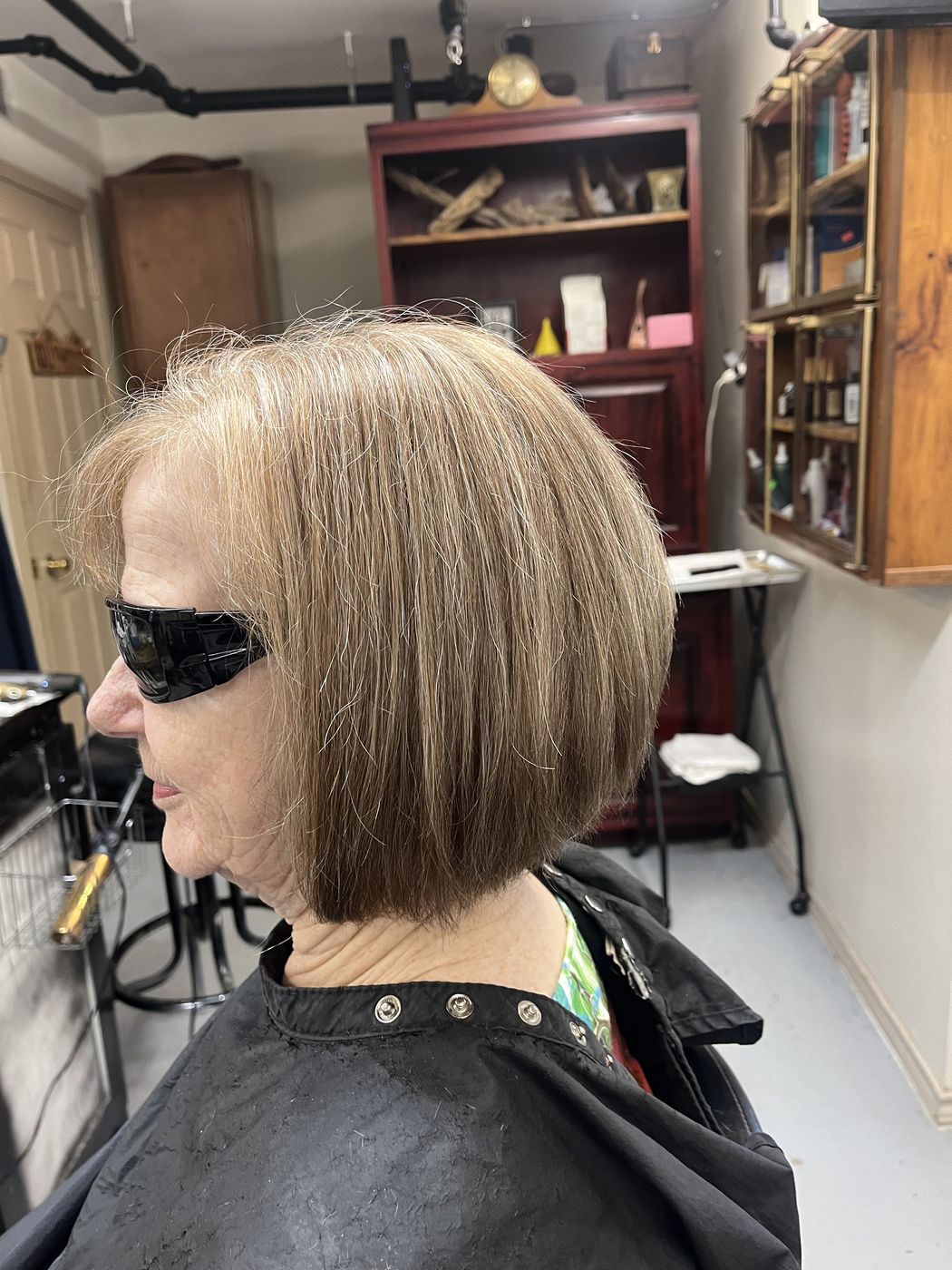 Cut and colour finished at Hair Barn in Tyler, Texas